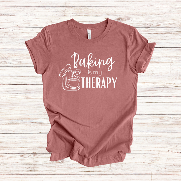 Baking is my Therapy Unisex Tee