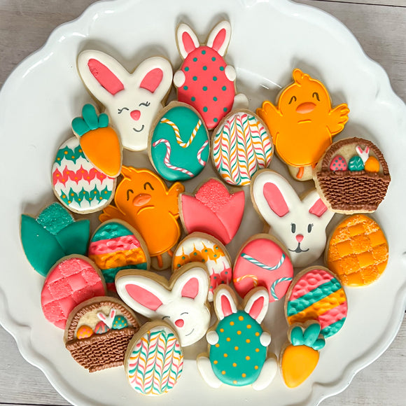 Easter Eggsplosion Cookie Decorating Class + Cutters