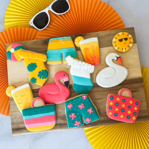 Pool Party Cookie Decorating Class + Cookie Cutters