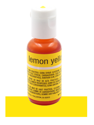 Chefmaster Lemon Yellow Liqua-Gel Food Color