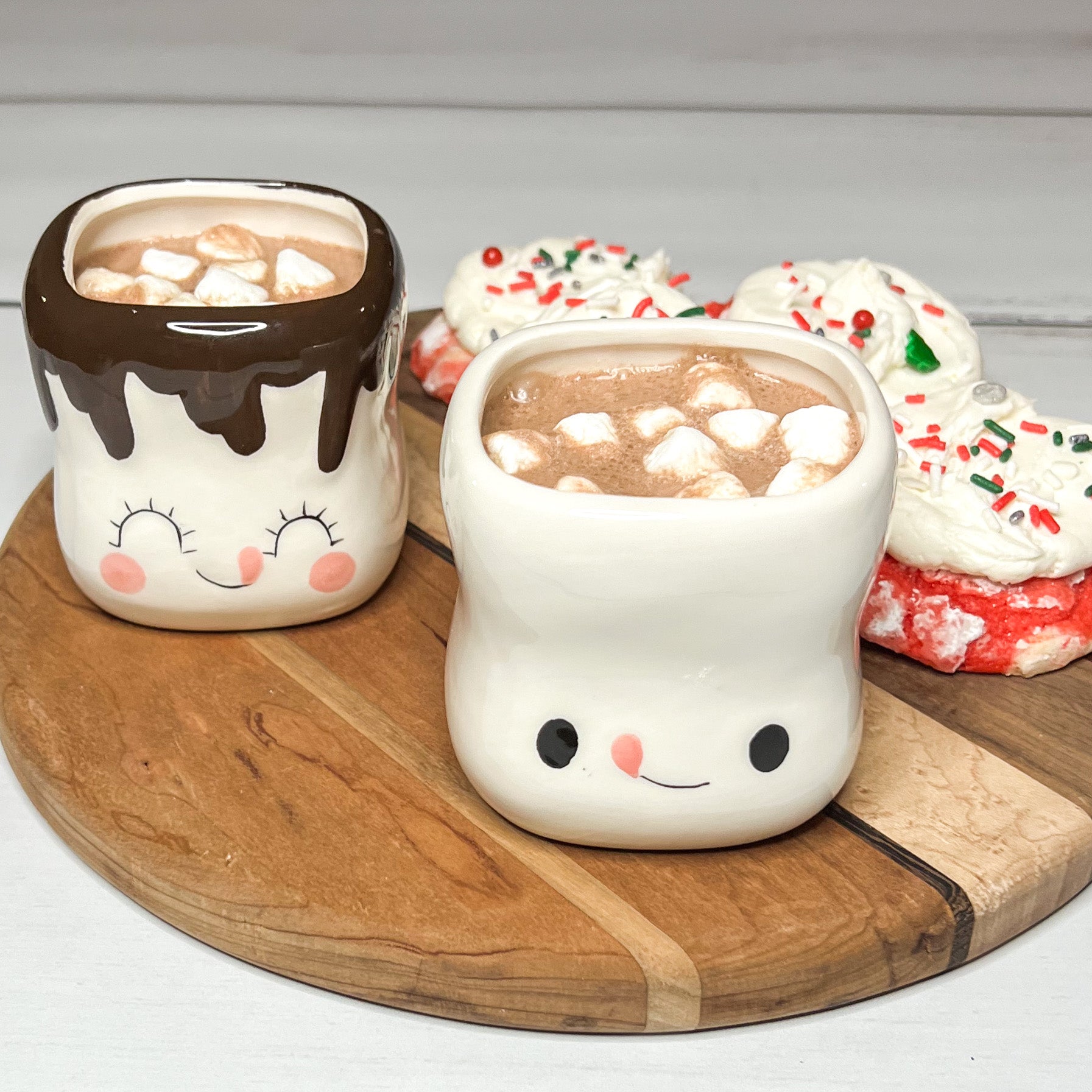 Stuffed Marshmallow Mug Toppers - ImPECKable Eats